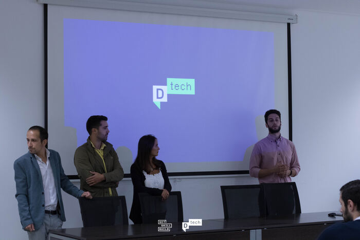 Panel at the first DTech, 2018